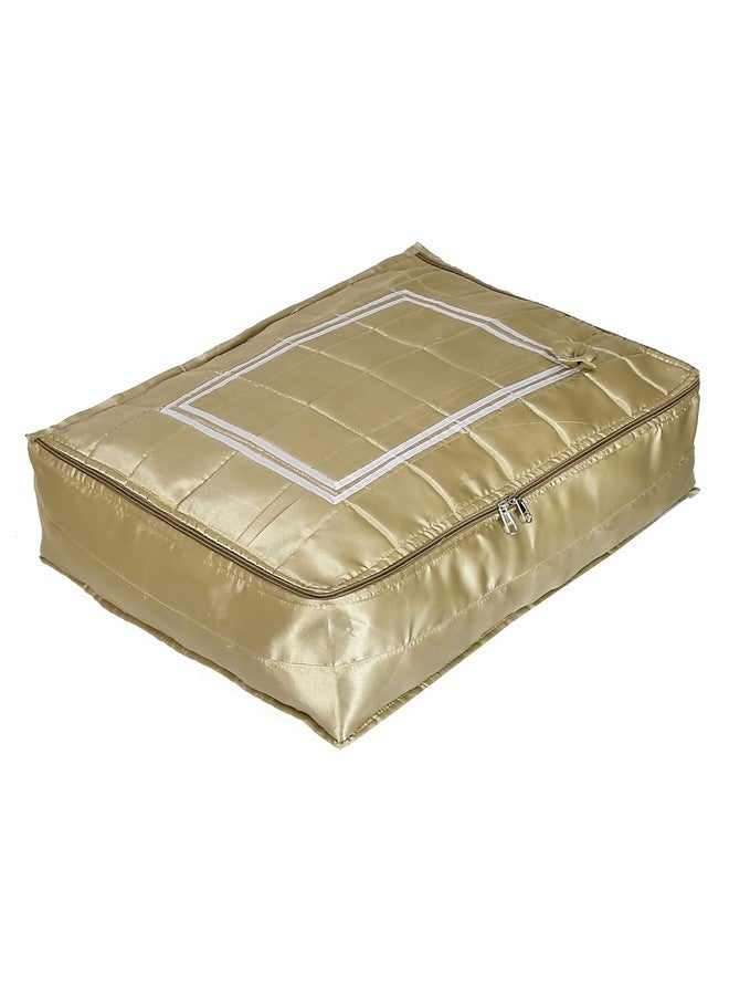 Kuber Industries Saree Cover, Wardrobe Organizer,Saree Storage Bag With 12 Flap in One Bag (Cream)-HS_38_KUBMART21755, Pack of 1 - Image 1