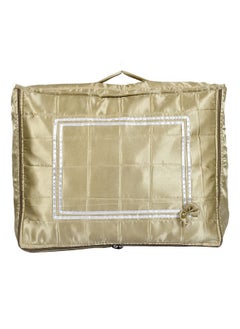 Kuber Industries Kuber Industries Saree Cover, Wardrobe Organizer,Saree Storage Bag With 12 Flap in One Bag (Cream)-HS_38_KUBMART21755, Pack of 1  - Image 3