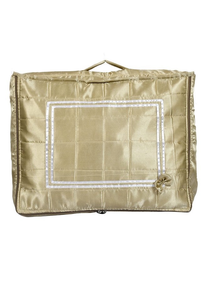 Kuber Industries Saree Cover, Wardrobe Organizer,Saree Storage Bag With 12 Flap in One Bag (Cream)-HS_38_KUBMART21755, Pack of 1 - Image 3