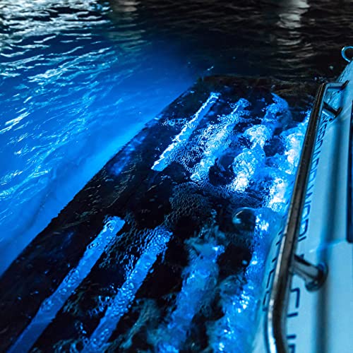 Tidal Wake IP68 Underwater 1/2in Standard Boat Drain Plug LED Light Built-in Driver & Overheat Protection 3 Yr/50,000hr Warranty, 316 Stainless Steel, 12-30v/27w,1800 lumen w/Storage Bag (Blue) - Image 3