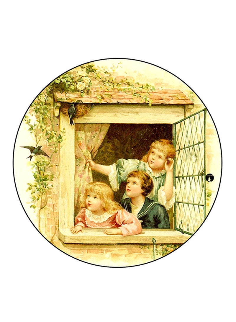 RKN Vintage Art Printed Fridge Magnet Multicolour - Image 2