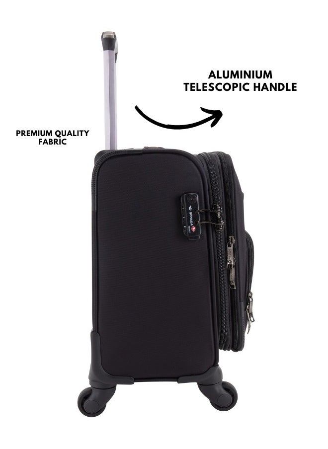 SONADA Premium Rolling Laptop Bag TSA Approved 4 Wheeled Pilot Case Trolley with RFID Pockets  - Image 2