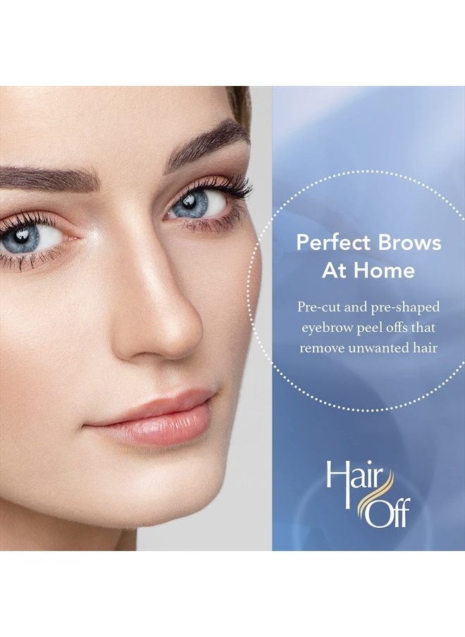 Hair off - HairOff Instant Eyebrow Shapers 18 Each - Image 1