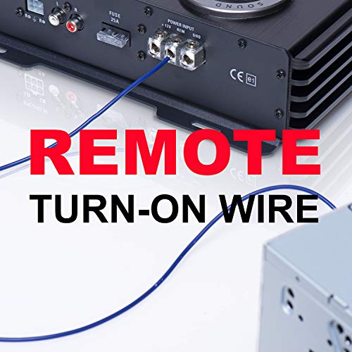 BOSS Audio Systems KIT2 8 Gauge Complete Car Amplifier Installation Wiring Kit with Power Cables, Ground Cables, Turn-On Wire, Speaker Wire, Terminals - Image 3