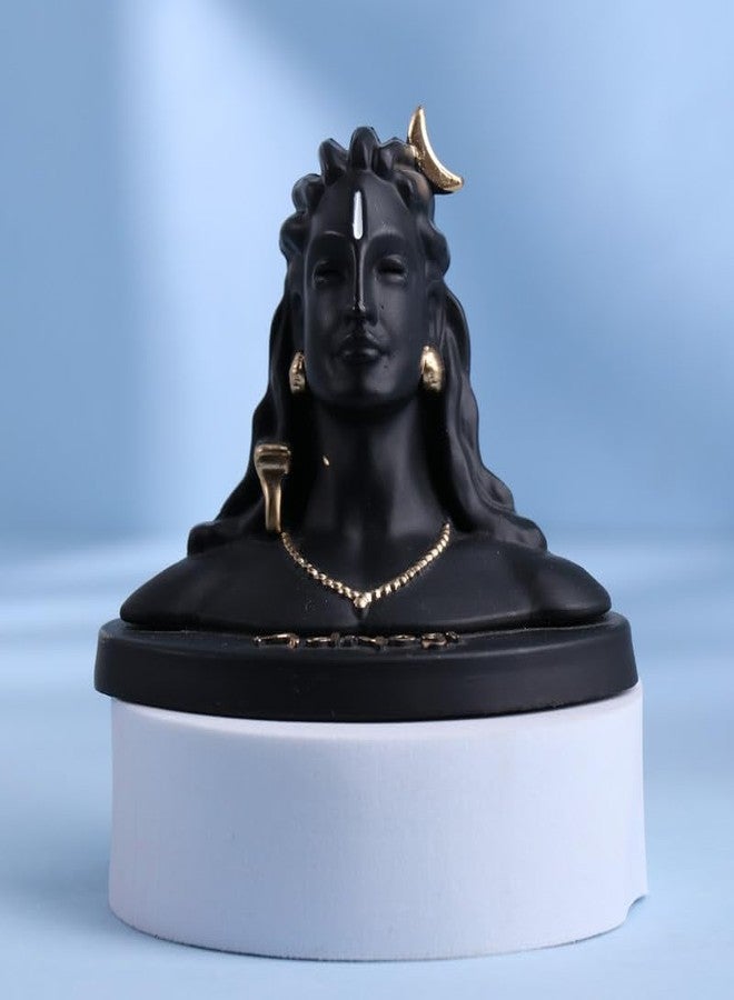 Floweraura مجموعة Floweraura Premium Rakhi for Brother Idol تتضمن مجموعة Rudraksha Rakhi المعدنية التقليدية مع مجموعة Lord Shiva Adiyogi Idol & Roli - هدية Rakhi للأخ والبهاي وأبناء العم وRakshabandhan - Image 3