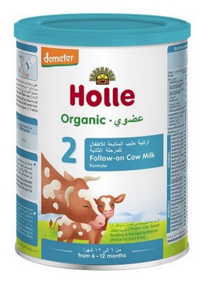 Organic Formula 2  Follow On Cow Milk Powder 6M-12M 400 G