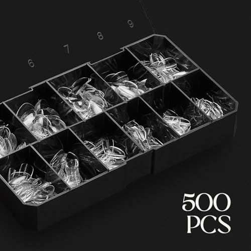 APRÉS Apres Gel-X® Soft Gel Tip Box | Natural Almond | 500pc Nail Tips, 11 Sizes 00-9, Premium Quality (Natural Almond Extra Short) - Image 3