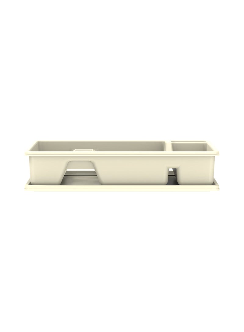 Cosmoplast Deluxe Dish Rack With Drainer Off White - Image 5