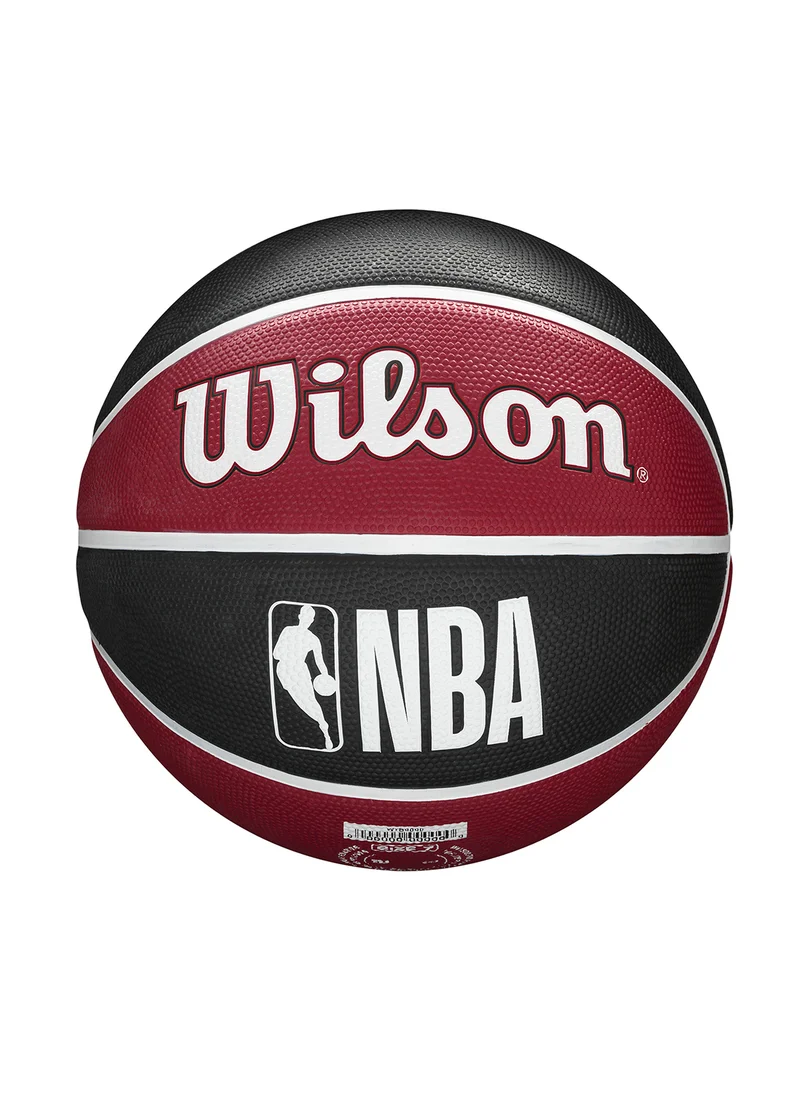 Wilson NBA Team Alliance Basketball Miami Heat - Size 7 for +12 years old and Adults - Red/Black