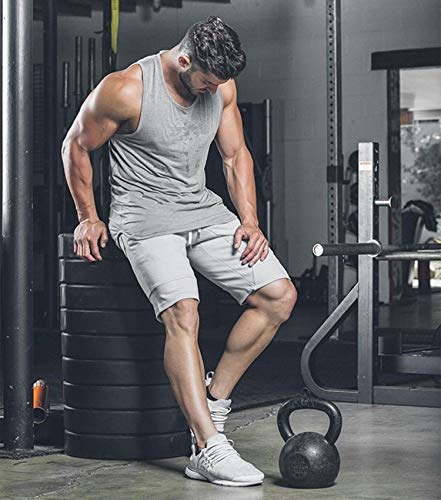 COOFANDY Men's 3 Pack Quick Dry Workout Tank Top Gym Muscle Tee Fitness Bodybuilding Sleeveless T Shirt - Image 5