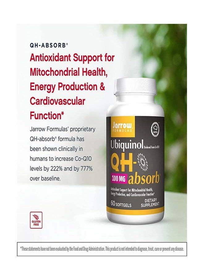 Qh- Absorb 100 مجم 60 كبسولة هلامية
