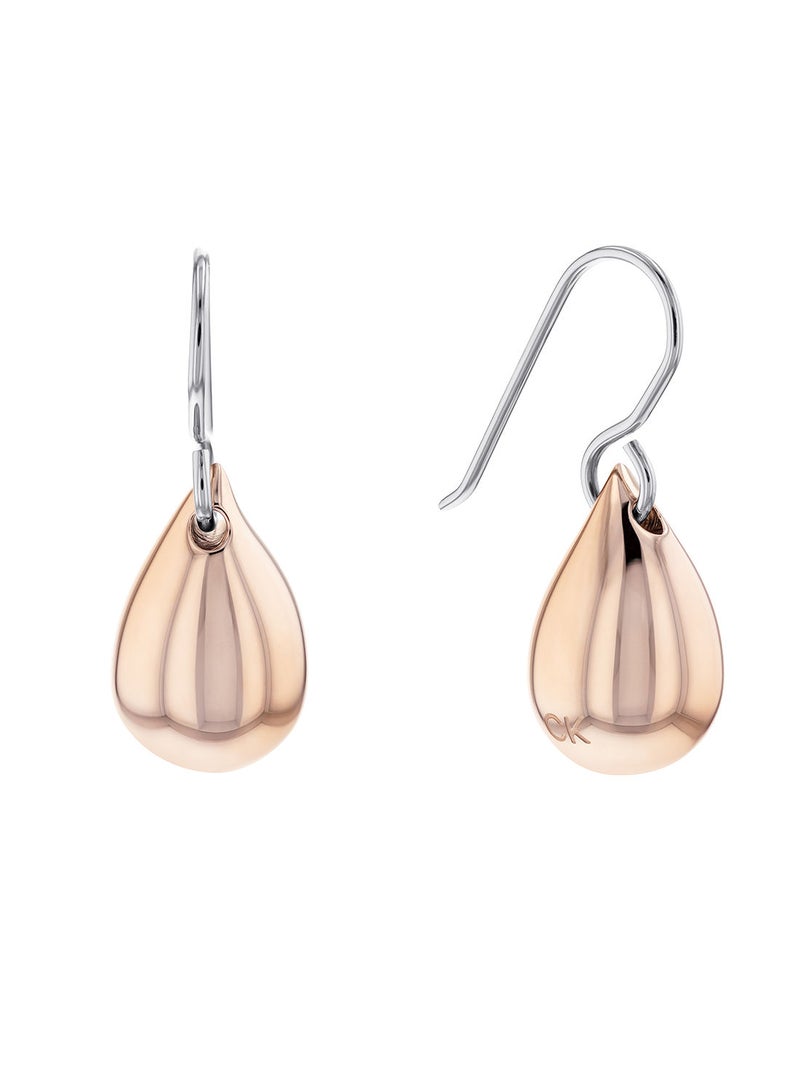 CALVIN KLEIN Sculptured Drop Women Earrings 35000075 