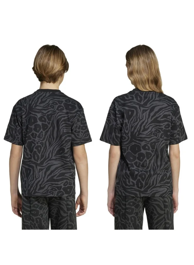 Adidas adidas J Fi Logo Aop T Black Not Sports Specific T-Shirts