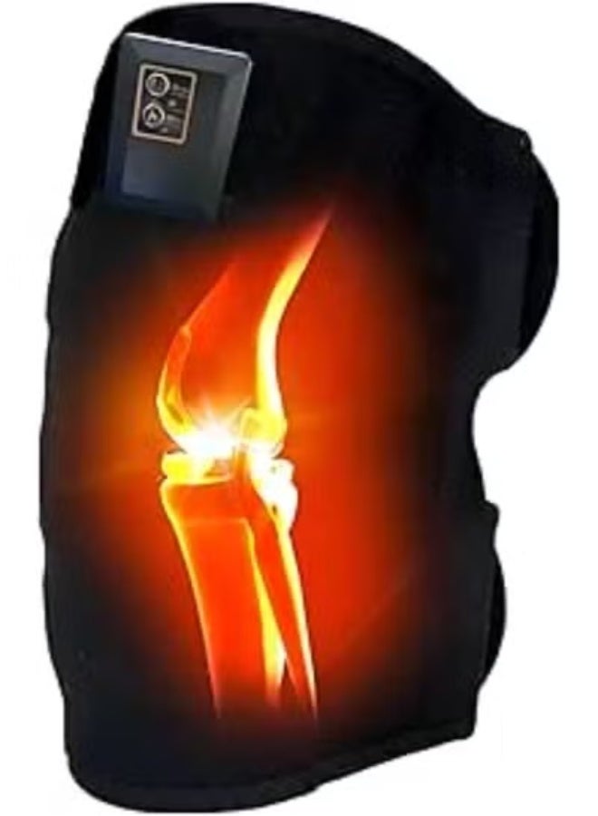 Wireless Knee Heating Massage Wrap – Rechargeable Infrared & Vibration Massager for Knee, Elbow, Shoulder Pain Relief, Arthritis, Muscle Relaxation - Image 1