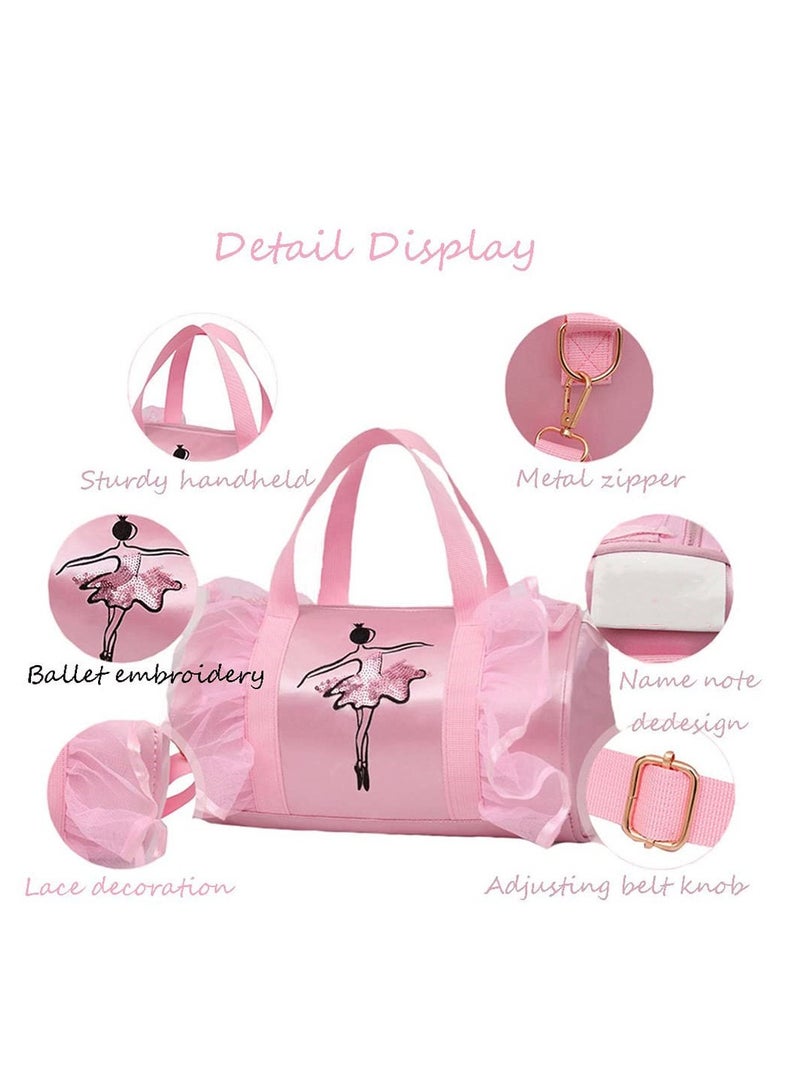 Ballet Princess Dance Bag Cute Tutu Dress Cross-Body Bags - Shoulder Bags for Ballerina Dancer Girls - Image 5
