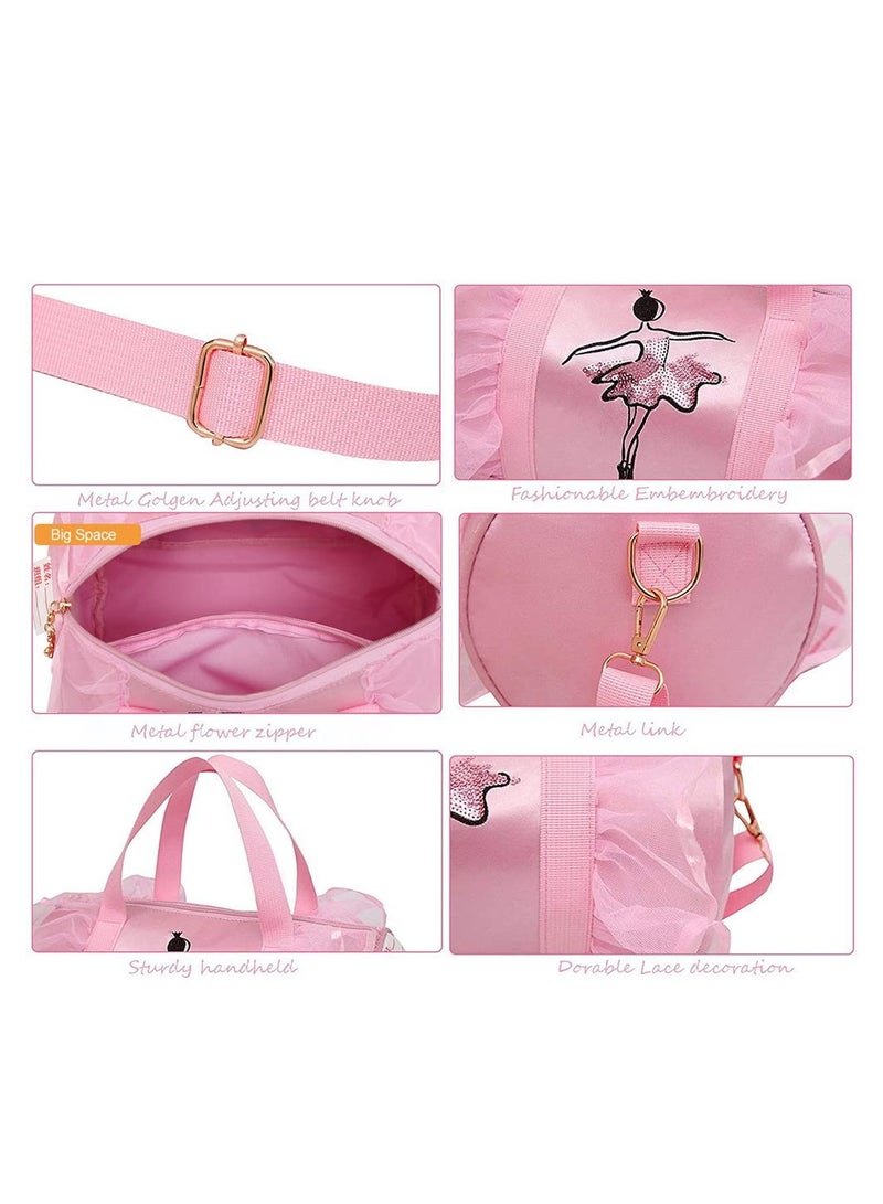 Ballet Princess Dance Bag Cute Tutu Dress Cross-Body Bags - Shoulder Bags for Ballerina Dancer Girls - Image 4