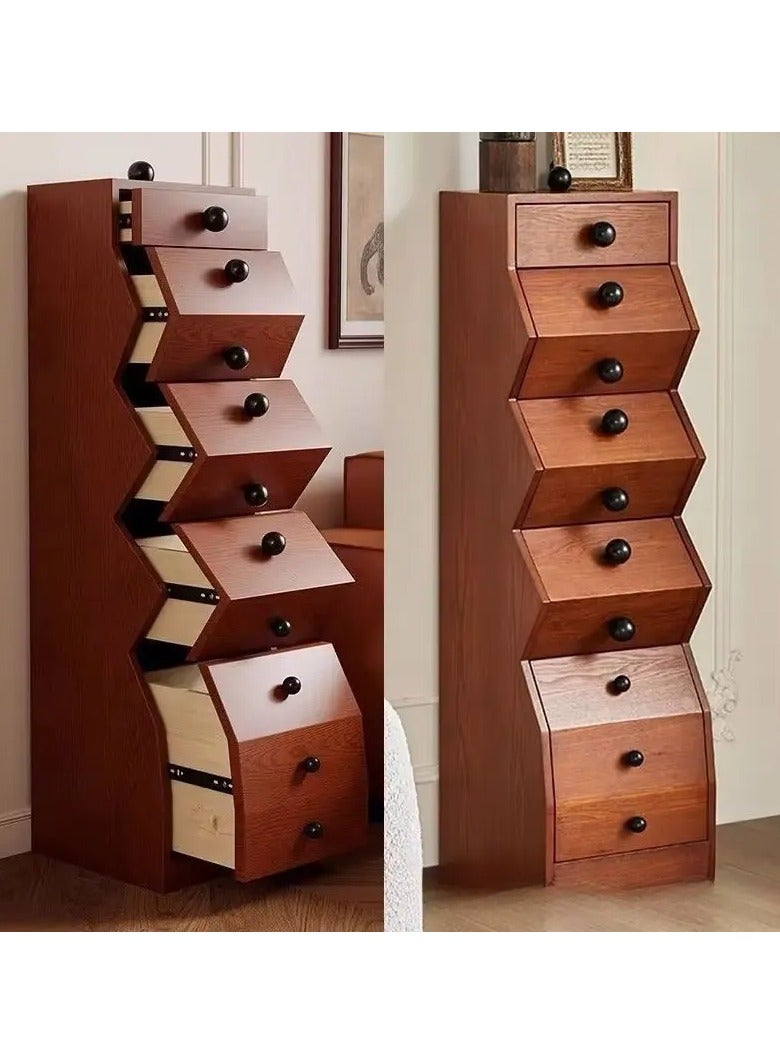 Generic Solid Wood Vintage Style Chest of Drawers, Versatile and Artistic French Living Room Storage  - Image 3