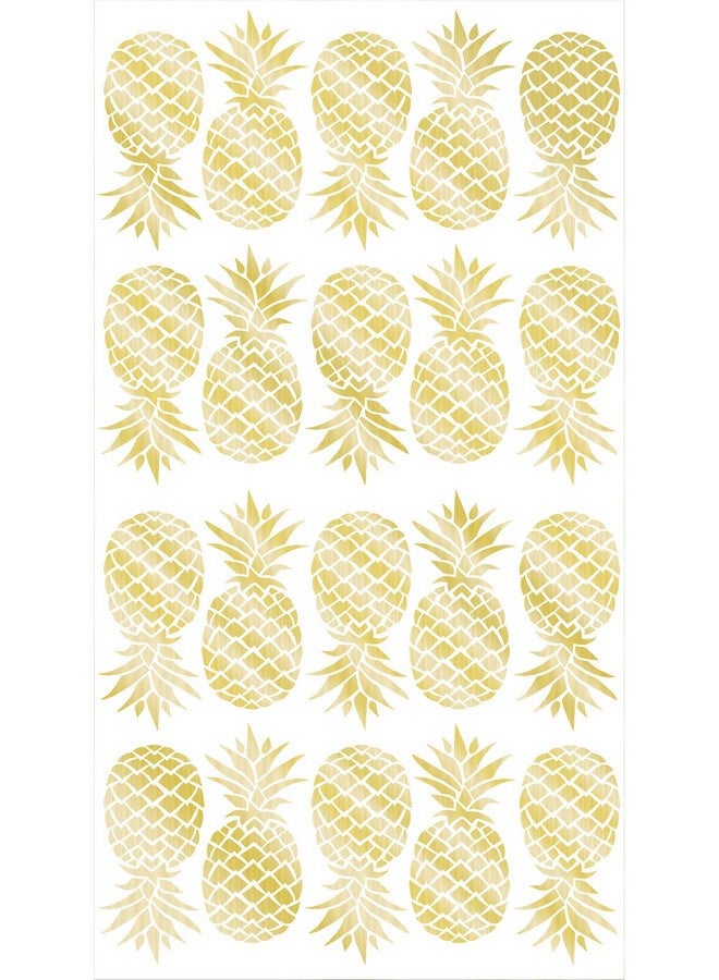 WALLPOPS Wall Pops Wpk1908 Pineapple Wall Art Kit Metallic