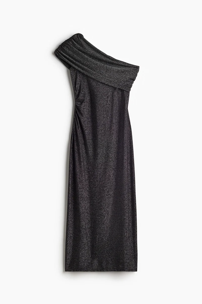 H&M One-shoulder bodycon dress