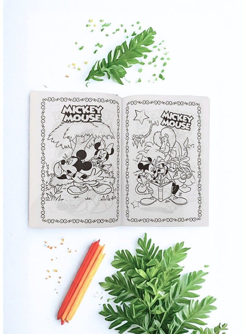 ميكي ماوس Mickey Mouse Coloring Book for Kids, Disney Characters Drawing and Coloring Pad, Educational and Interactive Activity Book, Suitable for Boys and Girls, Coloring and Shading Workbook for Fine Motor Skills and Artistic Expression, High-Quality Pages for Crayons and Colored Pencils, Perfect Educational Gift for Schools, Kindergartens, and Birthdays, Tool for Improving Focus and Cognitive Skills, Premium Paper Sketching Pad, Essential Art and Creative Stationery, Educational Paper Toys for Visual-Motor Coordination, Fun Home Activity Book, Ideal Present for Students, Holidays, Travel, and School Projects - Image 5