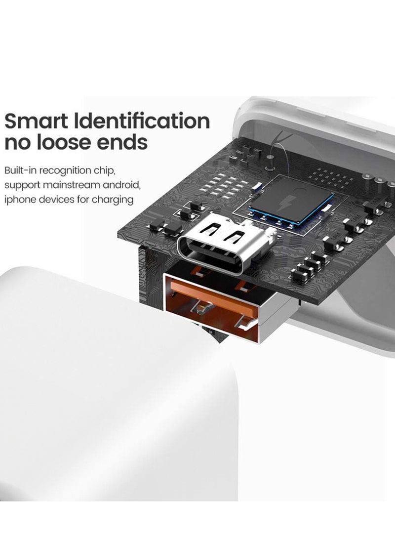 Brave USB C Charger 30W [GaN Tech] Dual Port Charger Type C Wall Fast Charge USB Plug Mini USB-C Power Adapter for iPhone 15 Pro/Max/14/13/12/11 Series, iPad Pro, Samsung S24/23, Xiaomi and Many More - Image 5