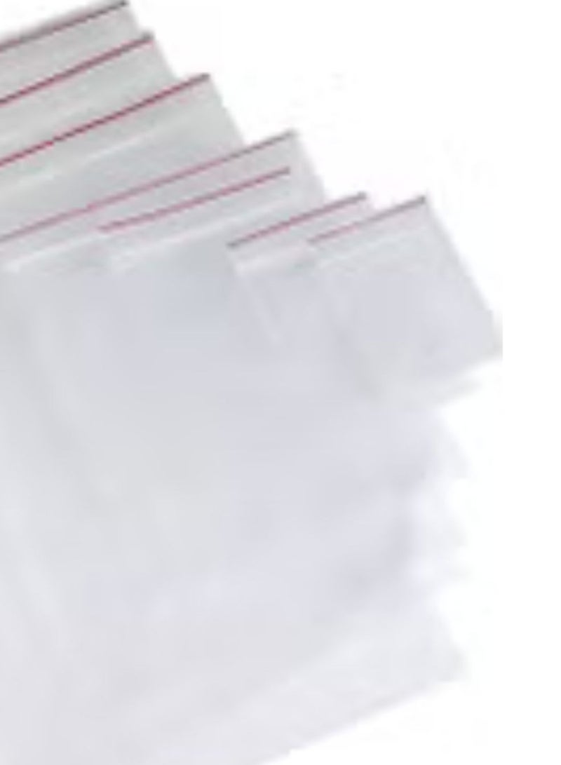 تيرابايت [100 قطعة] أكياس قفل بسحاب من البوليستر الشفاف مقاس 4.8 × 6.8 بوصة - أكياس بلاستيكية بسحاب قابلة للإغلاق للبسكويت والحلويات وحبوب القهوة والفواكه المجففة والفشار ومستلزمات الحفلات والمزيد - Image 2