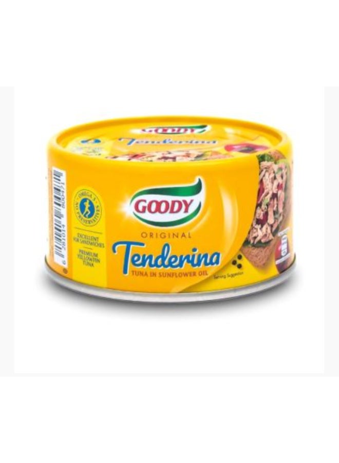 Goody Tenderina Light Meat Tuna – Extra Fine & Soft Texture – Easy to Spread – Rich in Omega-3 – 185g Can - Image 1