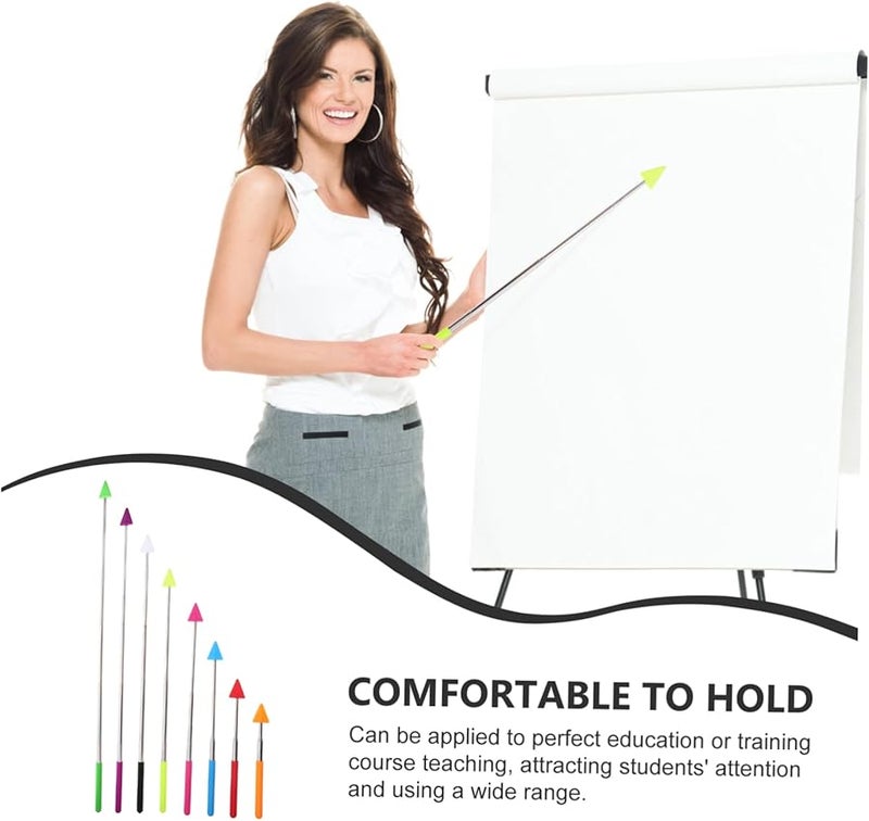 8 قطع من عصي المؤشر المغناطيسية القابلة للتمديد، مستلزمات التدريس للسبورة للفصول الدراسية - Image 5