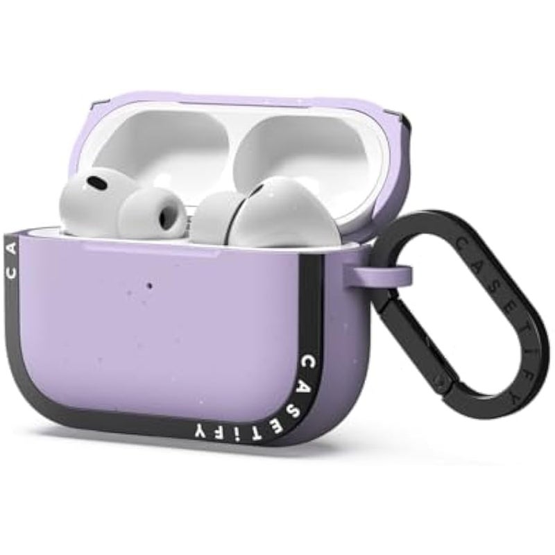 Casetify Bounce AirPods Pro (3rd Gen) Case with Ring 【Military Grade Drop Tested / 6.6ft Drop Protection/Anti-Scratch】 - Matte Lavender - Image 1