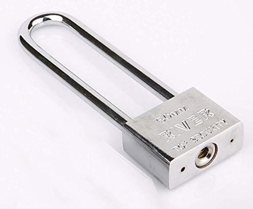 WANLIAN dingchi Long Lock Beam Bike Padlock Anti-Theft Door Cabinet Drawer Gate Lock with Keys Lock Long Beam Gym Locker Locker Padlock Glass Door Lock - Image 5