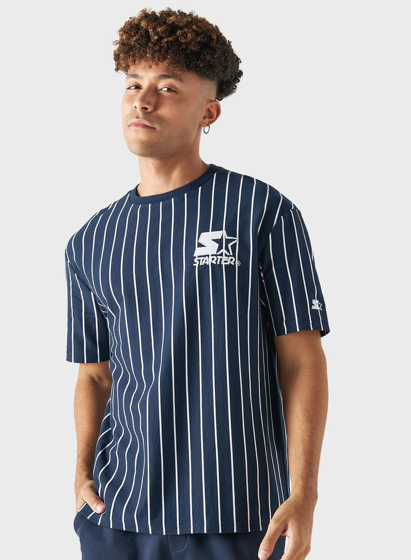 STARTER Starter  Print  Crew Neck T-Shirt