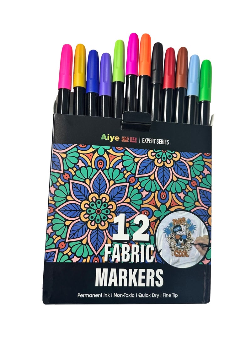 Generic - Coloring Doodle DIY Kids Pajamas Set with 12 Coloring Pens (ice cream) - Image 1
