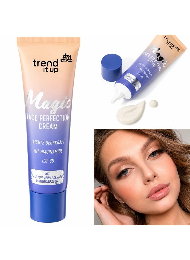 Trend It Up Magic Face Perfection BB Cream - 30ml | Perfect Coverage, SPF 30 Protection, and Niacinamide for Flawless Skin - Image 1