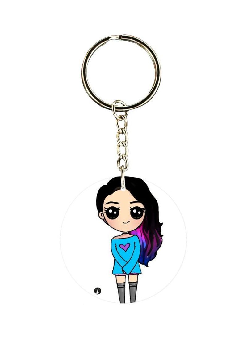 Girl Themed Keychain