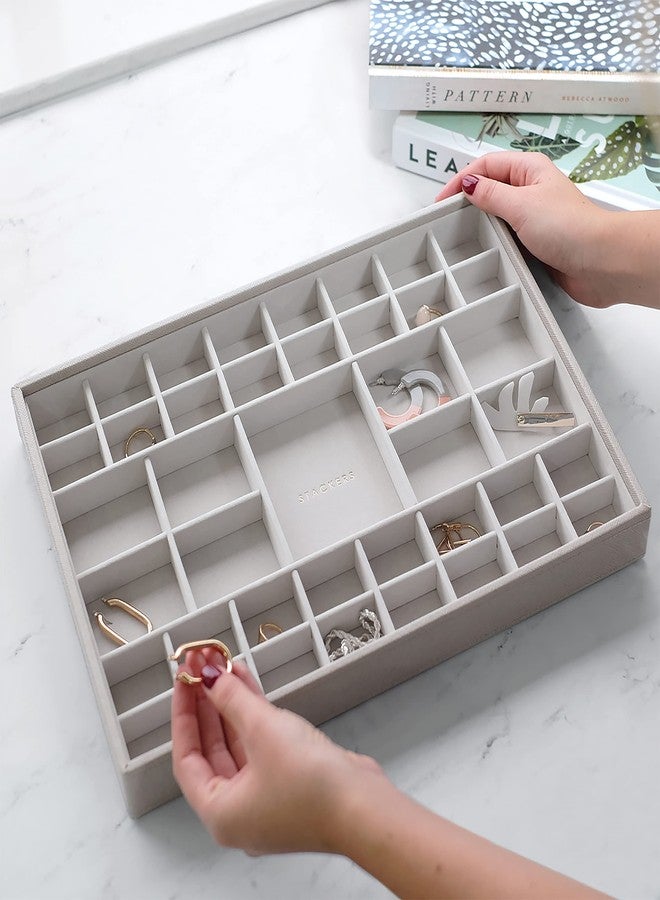 Stackers Trinkets Layer Large | Jewellery Storage Organiser Box for Women - Taupe - Image 2