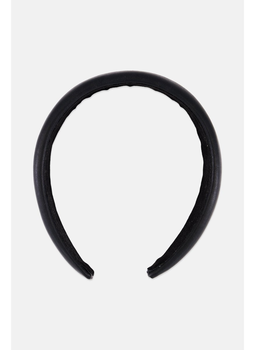 Lefties Kids Girl Plain Headband, Black  - Image 1