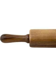 BILLI Billi Classic Wooden Revolving Rolling Pin 30Cm Acacia Wood Dough Roller With Handles For Baking Pasta Pizza Fondant Cookie Noodles Bread  - Image 3