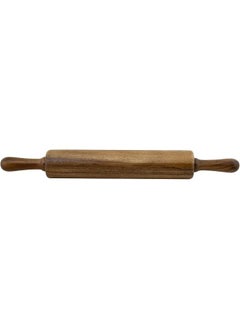 BILLI Billi Classic Wooden Revolving Rolling Pin 30Cm Acacia Wood Dough Roller With Handles For Baking Pasta Pizza Fondant Cookie Noodles Bread  - Image 2