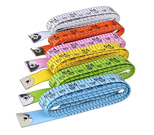 Zenith ZENITH Measuring Tape Set Of 10 Body Measurement Inch Tape 60 Inches Double Side Rulers Fiberglass Flexible PortableSewing Dress Making Tailors  - Image 4