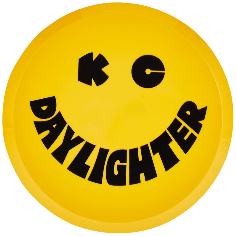 KC HiLiTES 5202 6" Round Yellow Plastic Light Cover w/ Black KC Daylighter Logo - Single Cover - Image 1