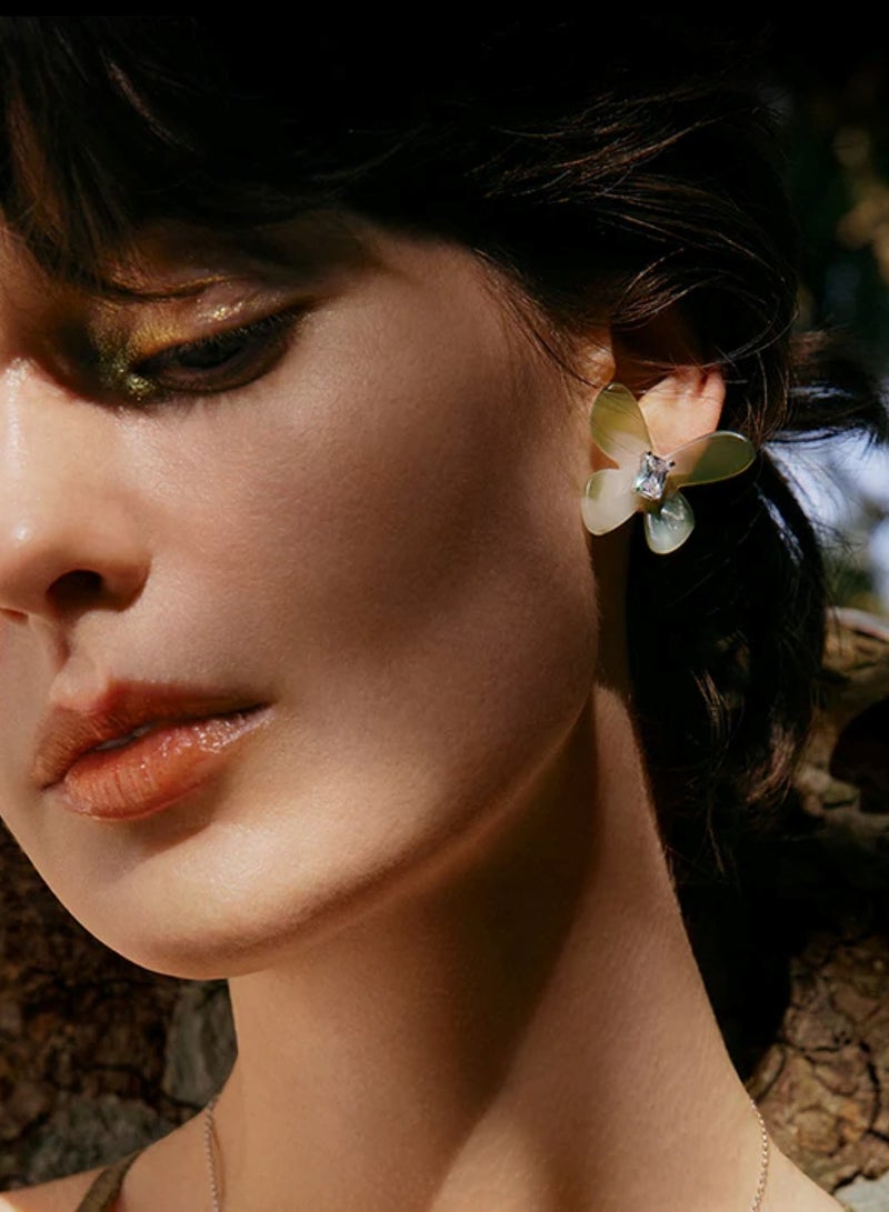 هيفانج أقراط على شكل فراشة على شكل مكعب سكر - Image 3