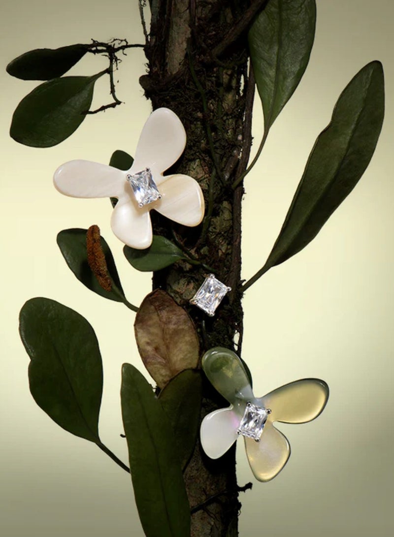 هيفانج أقراط على شكل فراشة على شكل مكعب سكر - Image 5