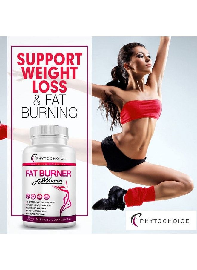 PhytoChoice - Best Diet Pills That Work Fast For Women Natural Fat Burning Weight Loss Supplements Appetite Hunger Suppressant Metabolism Booster Belly Fat Burner Weight Loss Pills To Lose Weight Fast For Women 2Pk - Image 1