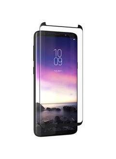 ZAGG InvisibleShield Glass Curve Elite Screen Protection (Clear/Black) for Samsung Galaxy S9