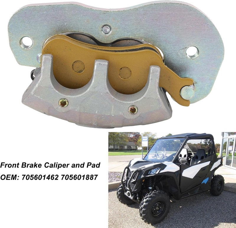 Stackable design Front Left Brake Caliper and Pads for Maverick Trail 1000 800 700 2018-2022, Commander Defender HD Series, Hydraulic Brake Caliper with Precise Control and Heat Dissipation Field tested quality Storage & transit friendly Cleaner resistant Fine detail KSA local stock Home & light industrial compatible All territory compatible build Ready-to-ship local stock Transparent body Market mainstream color picks All climate suitability Low wear optimized design Repeated use trusted quality Locally packed stock Stable domestic stock Wide use selected material Hot & cold climate compatible Strong durable raw material Quick assemble Multiple design variants Local supply chain stock Economical varied sizing picks Cost effective global grade quality Fault optimized construction - Image 2