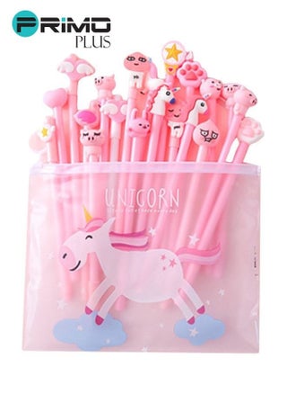 21-Piece Unicorn Patterns Pen With File Bag Set Pink/Clear - pzsku/Z1EEA34F64236AF9C6DD6Z/45/1746617882/f5bbd39e-fe18-4528-b98c-50700738afac