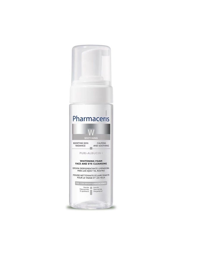 Pharmaceris Whitening foam eyes & face cleansing - 150 ml - Image 1