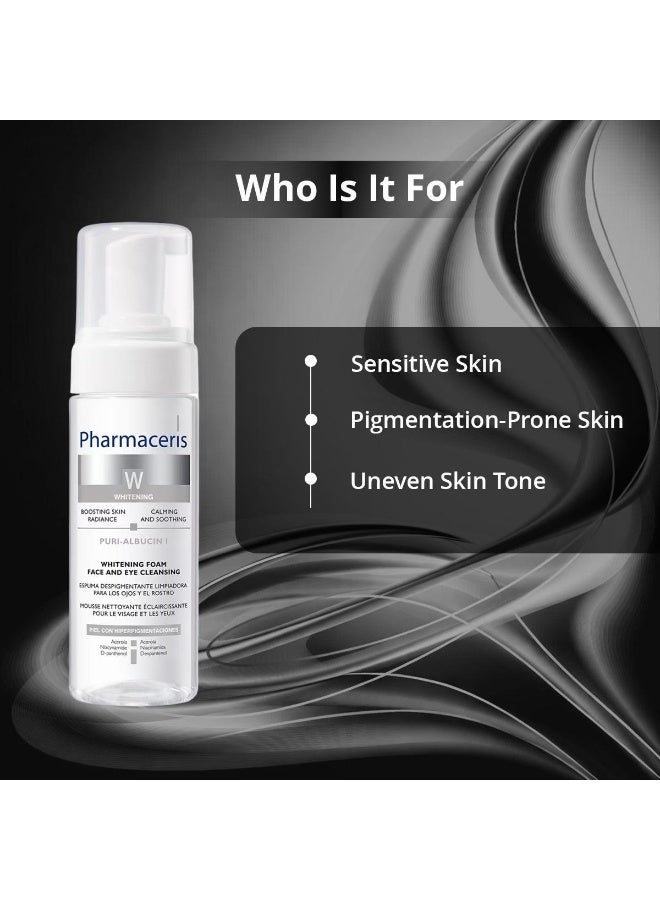 Pharmaceris Whitening foam eyes & face cleansing - 150 ml - Image 5