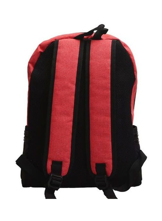 Naruto Theme Boy Elementary School Backpack Double Shoulder Bag Black Red Adjustable Shoulder Strap Back, Kids Casual Bag, Children's Day Gifts Anime Series Goods Gifts  - Image 2