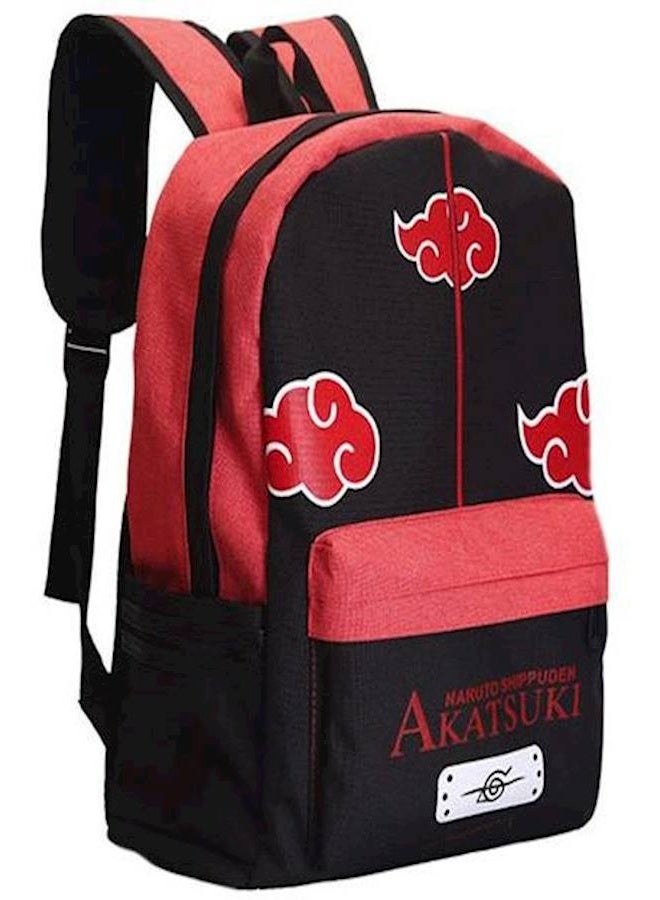 Naruto Theme Boy Elementary School Backpack Double Shoulder Bag Black Red Adjustable Shoulder Strap Back, Kids Casual Bag, Children's Day Gifts Anime Series Goods Gifts  - Image 4